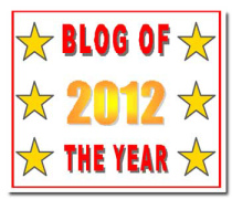 Blog of the Year 2012 Award
